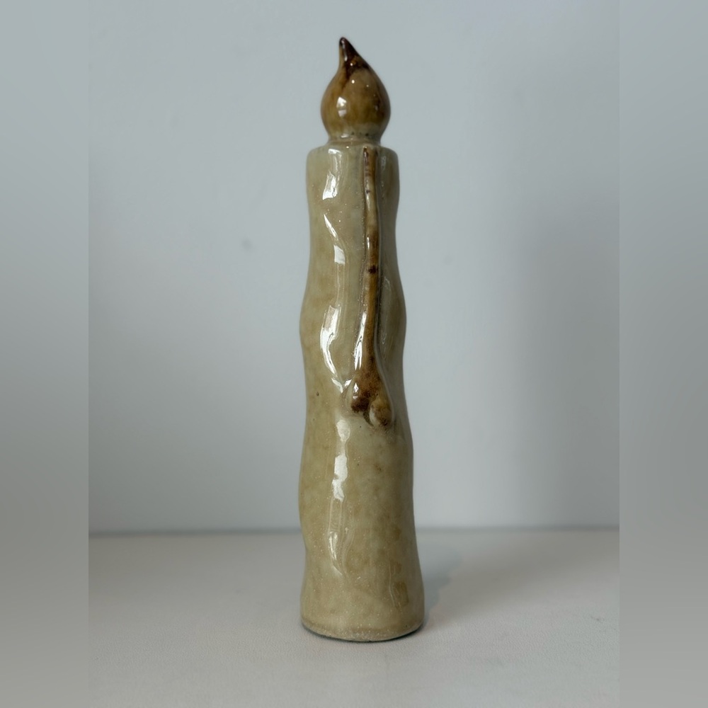 Vintage Hudson Bay Company Ceramic Pottery Christmas Candle Figurine